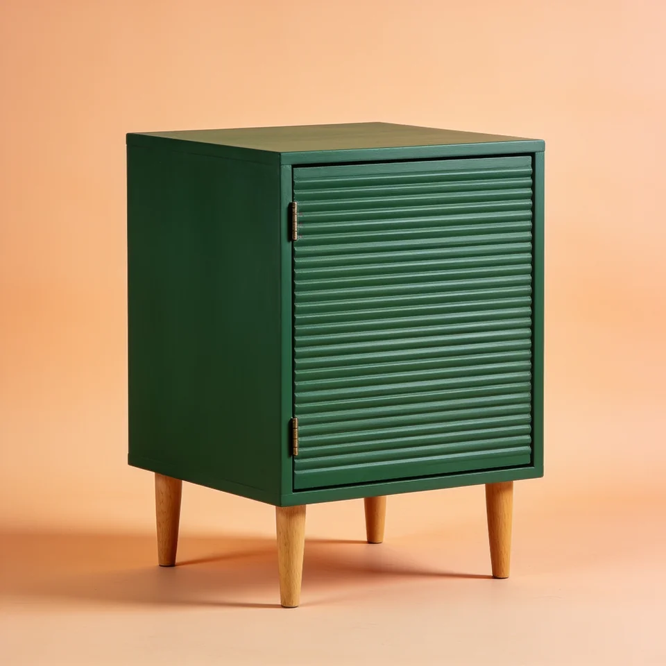 Fluted Door Bedside